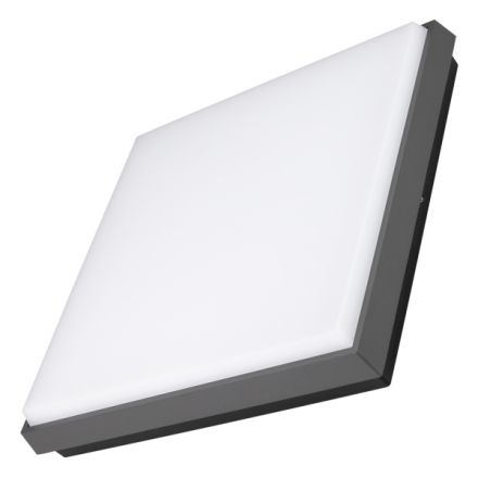 Светильник LGD-AREA-S300x300-30W Day4000 (GR, 110 deg, 230V) (, IP54 Металл, 3 года)