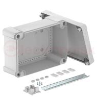 Распределительная коробка X25C, IP 67, 286x202x126 мм, сплошная стенка, DIN-рейка Распределительная коробка X25C, IP 67, 286x202x126 мм, сплошная стенка, DIN-рейка