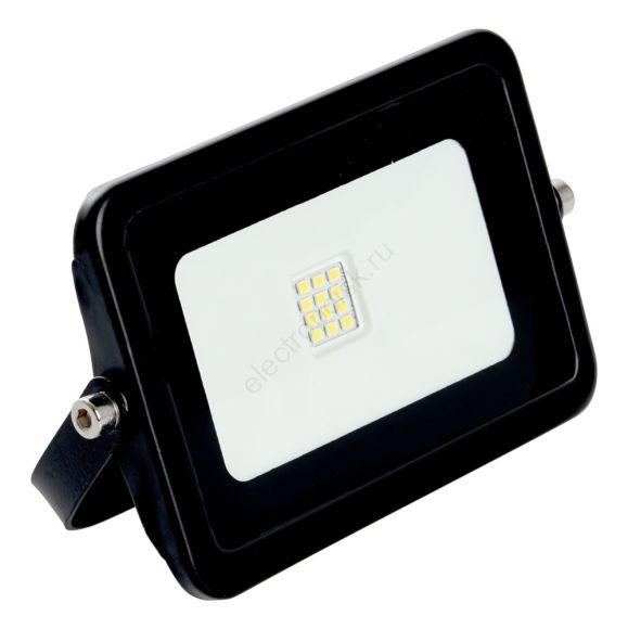 Прожектор светодиодный ДО-20w 6400К 1400Лм IP65 черный ПРОМО (55178)