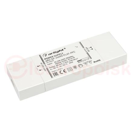 Блок питания ARV-SP-24090-FLAT-PFC (24V, 3.75A, 90W) (Arlight, IP20 Пластик, 5 лет) Блок питания ARV-SP-24090-FLAT-PFC (24V, 3.75A, 90W) (Arlight, IP20 Пластик, 5 лет)