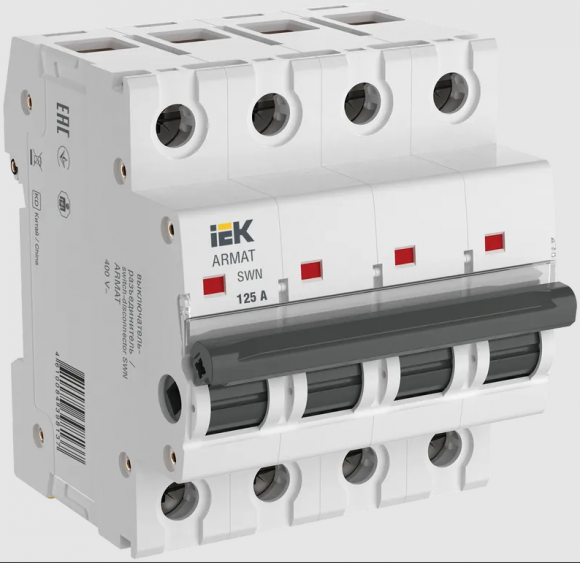 ARMAT Выключатель нагрузки SWN 4P 125А IEK