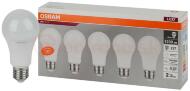 Лампа светодиодная LED 15 Вт E27 4000К 1200Лм груша 220 В (замена 125Вт) OSRAM паковка 5 штук Лампа светодиодная LED 15 Вт E27 4000К 1200Лм груша 220 В (замена 125Вт) OSRAM паковка 5 штук