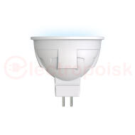 Лампа светодиодная LED 6вт 175-250В Форма JCDR матовый 500Лм GU5.3 4000К Uniel ЯРКАЯ Лампа светодиодная LED 6вт 175-250В Форма JCDR матовый 500Лм GU5.3 4000К Uniel ЯРКАЯ