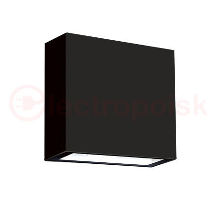 Светильник светодиодный фасадный ДБУ-2x4w 4000K черный IP65 Jazzway PWL-120120/0-90D