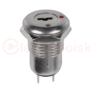 Выключатель ключ ?12 250V 0.5А (2с) ON-OFF  REXANT Выключатель ключ ?12 250V 0.5А (2с) ON-OFF  REXANT