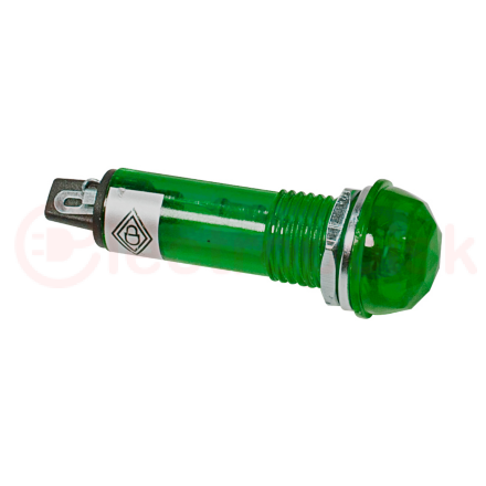 Индикатор ГРАНЕНЫЙ  ?10.2  220V  зеленый  REXANT