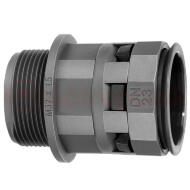 Муфта 12мм труба-коробка DN M20х1.5 полиамид Муфта 12мм труба-коробка DN M20х1.5 полиамид