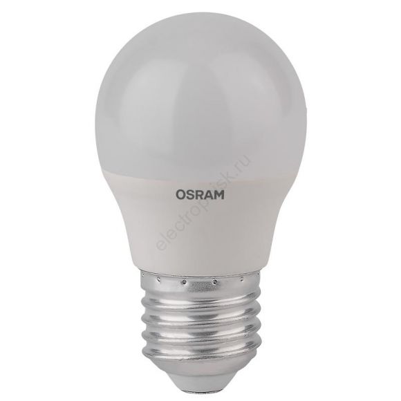 Лампа светодиодная LED 5.4Вт Е27 LS CLP40 теплый, матовая шар Osram (4052899971646)