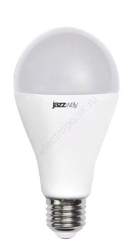 Лампа светодиодная LED 30вт E27 холодный белый, груша jazzway