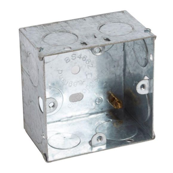 Коробка металлическая 1 поста глубина 48мм (089117)