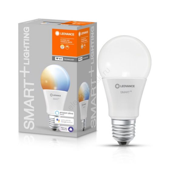 Лампа светодиодная диммируемая LEDVANCE SMART+ шарик, 5Вт (замена 40 Вт), 2700К