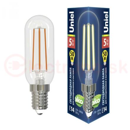Лампа светодиодная для холодильников и вытяжки прозрачная LED-Y25-5W/3000K/E14/CL GLZ04TR Теплый белый свет (3000K) Картон