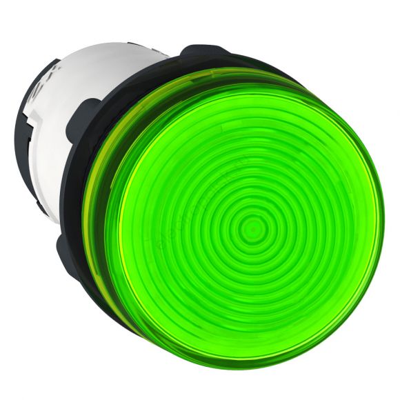Арматура светосигнальная с лампой зеленая 230В 2.6Вт 
