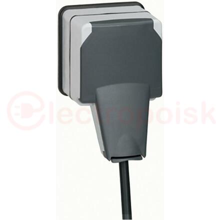 Plexo Розетка 2P+T 16A наружная IP66