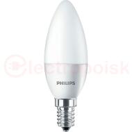 Лампа светодиодная LED Свеча 7 Вт 806 Лм 4000 К E14 К 220-240 В IP20 Ra 80-89 (класс 1В) ESS PHILIPS Лампа светодиодная LED Свеча 7 Вт 806 Лм 4000 К E14 К 220-240 В IP20 Ra 80-89 (класс 1В) ESS PHILIPS