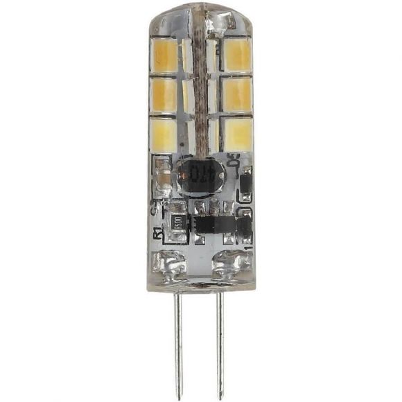Лампа светодиодная LED 1.5Вт JC 2700К G4 теплый капсула 12V (Б0033188)