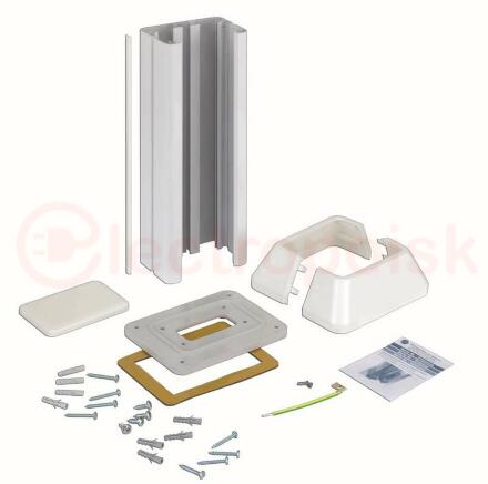 Connect Миниколонна 1-сторонняя на 2 CIMA-модуля 336х715(125)х1095(164) мм SC белый
