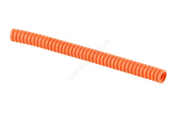 Труба гофр. 16мм ПП (оранжевая) с зондом легкая