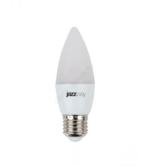 Лампа светодиодная LED 7w E27 4000K свеча 230/50 Jazzway (5018914)