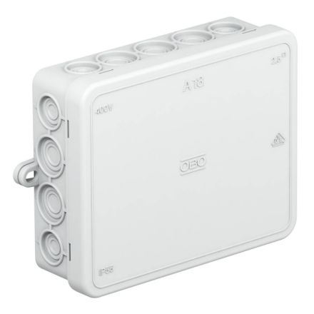 Коробка распаячная A18 125x100x40 белая