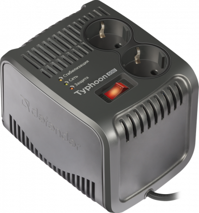 Стабилизатор напряжения AVR Typhoon 600 200 Вт, 2 розетки
