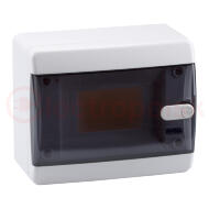Щит распределительный навесной пластиковый ЩРН-п-6 OptiBox P-CNK-1-06-IP41 Щит распределительный навесной пластиковый ЩРН-п-6 OptiBox P-CNK-1-06-IP41