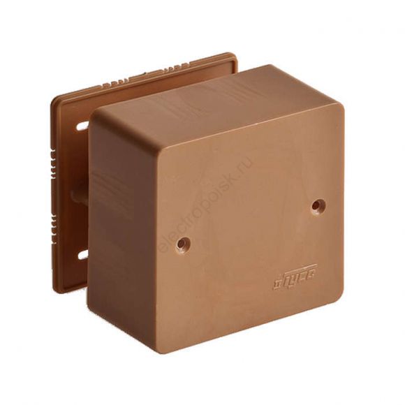 Коробка универсальная 85х85х42 коричневая для кабель-канала (65015К)