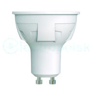 LED-JCDR 6W/WW/GU10/FR/DIM PLP01WH Лампа светодиодная, диммируемая. Форма «JCDR», матовая. Серия ЯРКАЯ. Теплый белый свет (3000K). Картон. ТМ Uniel LED-JCDR 6W/WW/GU10/FR/DIM PLP01WH Лампа светодиодная, диммируемая. Форма «JCDR», матовая. Серия ЯРКАЯ. Теплый белый свет (3000K). Картон. ТМ Uniel