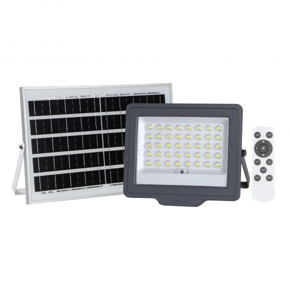 Прожектор светодиодный LED ДО-150Вт 6500К 1500 Лм IP65 с солнечной панелью Jazzway (5044425)