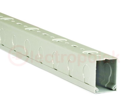 Короб перфорированный TPD 37.5x50 серый QUADRO
