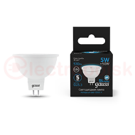 Лампа светодиодная LED 5 Вт 530 Лм 6500К 12 В холодная GU5.3 MR16 Black Gauss Лампа светодиодная LED 5 Вт 530 Лм 6500К 12 В холодная GU5.3 MR16 Black Gauss