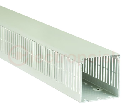 Короб перфорированный TD 75x50 серый QUADRO