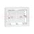 Коробка для наружного монтажа накладки 27722-35, 250х193х53мм, белый