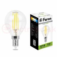 Лампа светодиодная LED 7вт Е14 белый шар FILAMENT Лампа светодиодная LED 7вт Е14 белый шар FILAMENT