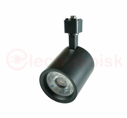 Светильник светодиодный трековый на шинопровод ДПО- 25w 4000K 24° BL (чёрный) IP40 jazzway