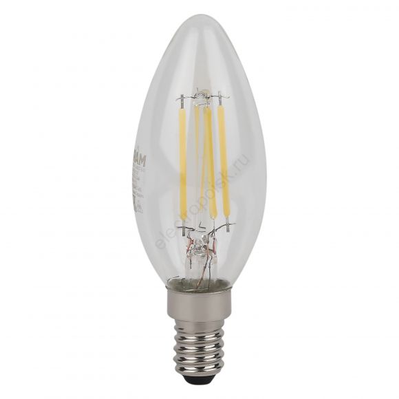 Лампа светодиодная филаментная LED Star Свеча 4Вт (замена 40Вт), 470Лм, 6500К, цоколь E14 OSRAM (4058075687943)