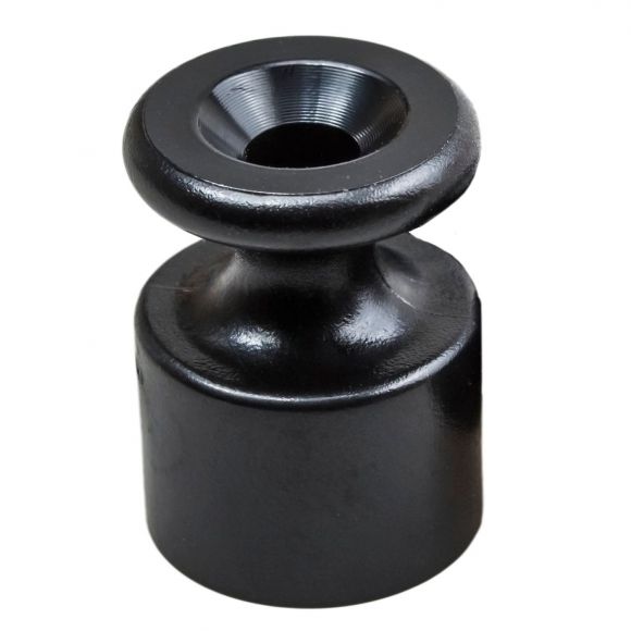 Изолятор для наружного монтажа, пластик, цвет черный (10 шт/уп) (B1-551-23-10)