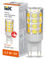 Лампа светодиодная CORN капсула 3.5Вт 230В 3000К керамика G9 Лампа светодиодная CORN капсула 3.5Вт 230В 3000К керамика G9
