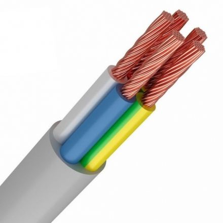 Провод ПВС нг(А)LS 5х1.5 белый(100м) ТРТС