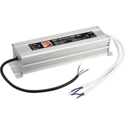 Драйвер BSPS 12V 16.5A=200W влагозащищенный IP67