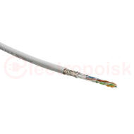 Витая пара FTP F/UTP экран категория 5e 4 пары 24 AWG одножильный PVC (305м) Витая пара FTP F/UTP экран категория 5e 4 пары 24 AWG одножильный PVC (305м)