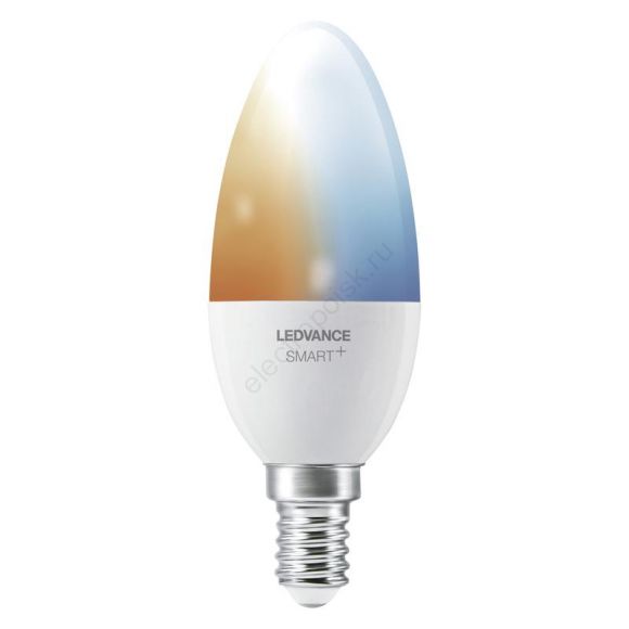 Лампа светодиодная диммируемая LEDVANCE SMART+ свеча, 5Вт (замена 40 Вт), 2700&6500К (4058075485235)