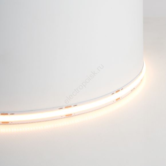 Лента светодиодная LEDх320/м COB 5м 8w/m 24в 3000К (48263)