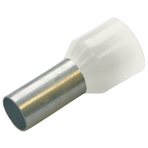 Гильза конечная изолированная (НШВИ) 0,5/ 8 мм цвет белый (упак. 100 шт.) (270800)