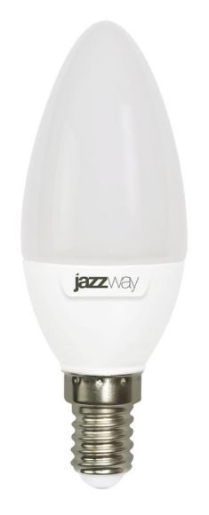 Лампа светодиодная LED 11Вт 230Вт E14 теплый матовый свеча Jazzway (5019157)