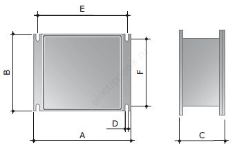 Коробка ответвительная 154х129х58мм IP66 RAL9006 алюминиевая (65302)