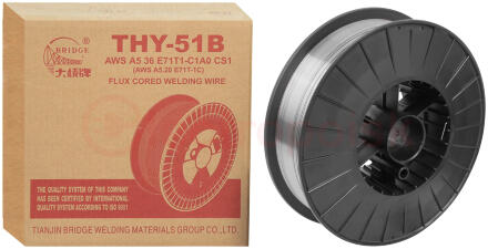 Проволока сварочная флюсовая THY-51B 1.2 мм (катушка 5 кг)