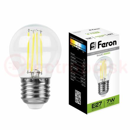 Лампа светодиодная LED 7вт Е27 белый шар FILAMENT Лампа светодиодная LED 7вт Е27 белый шар FILAMENT