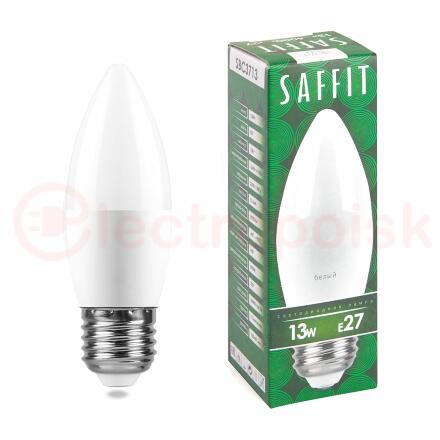 Лампа светодиодная LED 13вт Е27 белый матовая свеча