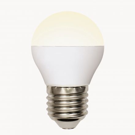 Лампа светодиодная с трехступенчатым диммером 100-50-10 LED 6вт 175-250В шар 510Лм Е27 3000К Uniel Multibrigh